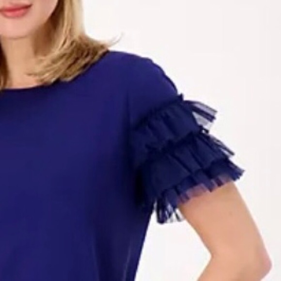 JASON WU Ruffle Sleeve Tee - Picture 4 of 11